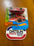 HotWheels Datsun Bluebird Wagon Red 1600 510 Short Card