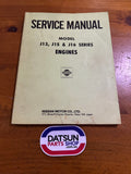 Datsun J13,J15 & J16 Engine Service Manual Used Book