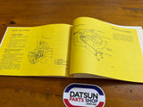 Datsun 200B 810 Owners Manual Used Genuine