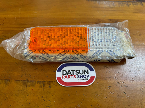 Datsun B310 Sunny Wagon LH Front Lens Nos Genuine