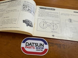 Datsun 1000 Owners Manual B10 Used.