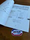 Nissan 720 4wd Service Manual Used Datsun.