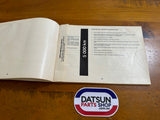 Datsun 910 Bluebird Owners Manual Used Genuine