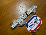 Datsun 180B SSS Badge Pair Used