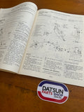 Datsun Skyline C110 240K Service Manual Chassis and Body Sup.1 Used