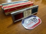 Datsun 1000 Coupe KB10 Grill Badge NOS