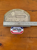 Genuine Nissan Parts Datsun 1932 Pressed Tin Plaque Sign