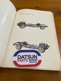 Datsun Fairlady SP310 Parts Catalogue Used Roadster