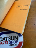 Datsun Sunny 120Y Parts Catalog B210 Used