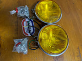 Koito Fog Lamp Round Pair New Old Stock Made In Japan..