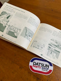 Datsun 1600 Owners Manual 510 Used Genuine Nissan.