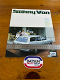 Datsun Sunny Van B210 1200 1400 Sales Brochure Japanese Used