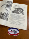 Nissan Engine Model P Service Manual Used Datsun Patrol