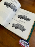 Datsun 520 Parts Catalog Folder Used