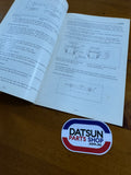 Datsun 1200 Ute B120 Service Bulletin Used.