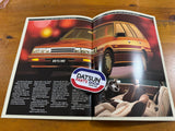 Nissan Skyline R31 Sales Brochure