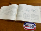 Datsun 120Y Owners Manual Genuine Nissan B210 Used