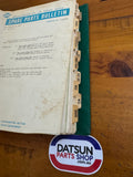 Datsun 520 Parts Catalog Folder Used