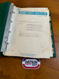 Datsun 520 Parts Catalog Folder Used