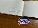 Datsun 910 Bluebird Japanese Owners Manual Used Genuine Book