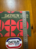 Datsun 1200 Owners Manual Used Nissan B110