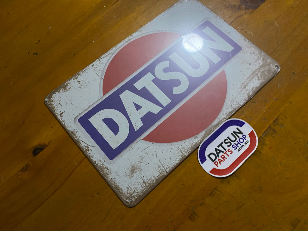 Datsun Rustic Tin Sign – Datsun Parts Shop