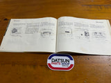 Datsun 1200 Ute Owners Manual Used Nissan B120.