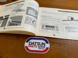 Datsun 1000 Owners Manual B10 Used.