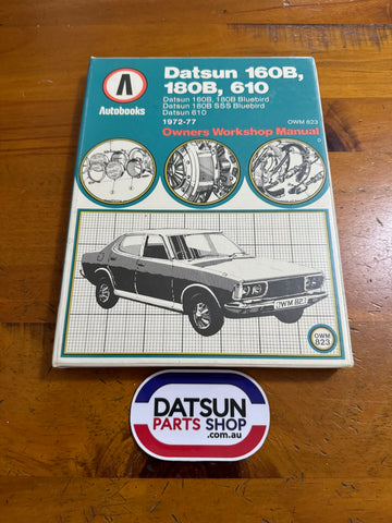 Datsun 180B 610 Workshop Manual Autobooks Used.