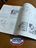 Datsun 1200 B110 Service Manual Chassis and Body Used