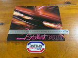 Datsun Sunny 1400 Excellent JDM Advertising Folder Used.