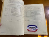 Datsun Fairlady SP311 Sr311 Parts Catalogue Folder Used Roadster