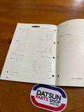 Datsun Sunny Owners Manual 1200 GX B110 Kb110 JDM Used