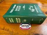 Datsun 520 Parts Catalog Folder Used