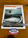 Datsun Sunny B210 1200 Sales Brochure Japanese Used