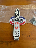 Datsun 1200 Coupe Grill Badge GX5 Nos Reproduction