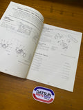 Datsun 620 Service Manual Sup. 1500 Used