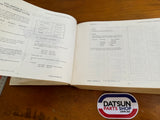 Datsun 1600 Parts Catalog 510 Used Genuine Nissan