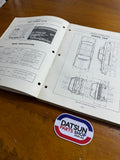 Datsun 1600 Service Manual 510 Used Genuine Nissan