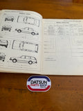 Datsun 910 Bluebird Service Manual Aust. Sup. Used Genuine Book