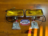 Koito Fog Lamp Rectangle Pair New Old Stock Made In Japan.