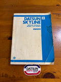 Nissan Datsun Skyline C210 Service Manual Used