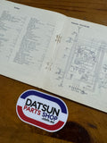 Datsun 1200 Ute Owners Manual Used Nissan B120 1971-76