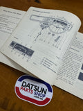Datsun 1200 Ute Owners Manual Used Nissan B120 1971-76