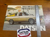Datsun 1400 Advertising Booklet Folder Used South Africa