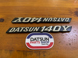 Datsun B310 140Y 1/4 Panel Badge Pair Used