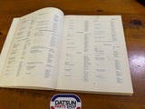 Datsun 1600 Gregory’s Service Manual 510 L16