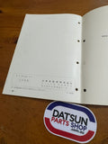 Datsun Sunny Owners Manual 1200 GX B110 Kb110 JDM Used