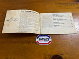 Datsun 1200 Ute Owners Manual Used Nissan B120.