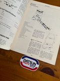 Datsun 120Y 1977 Service Manual Supplement B210 Used